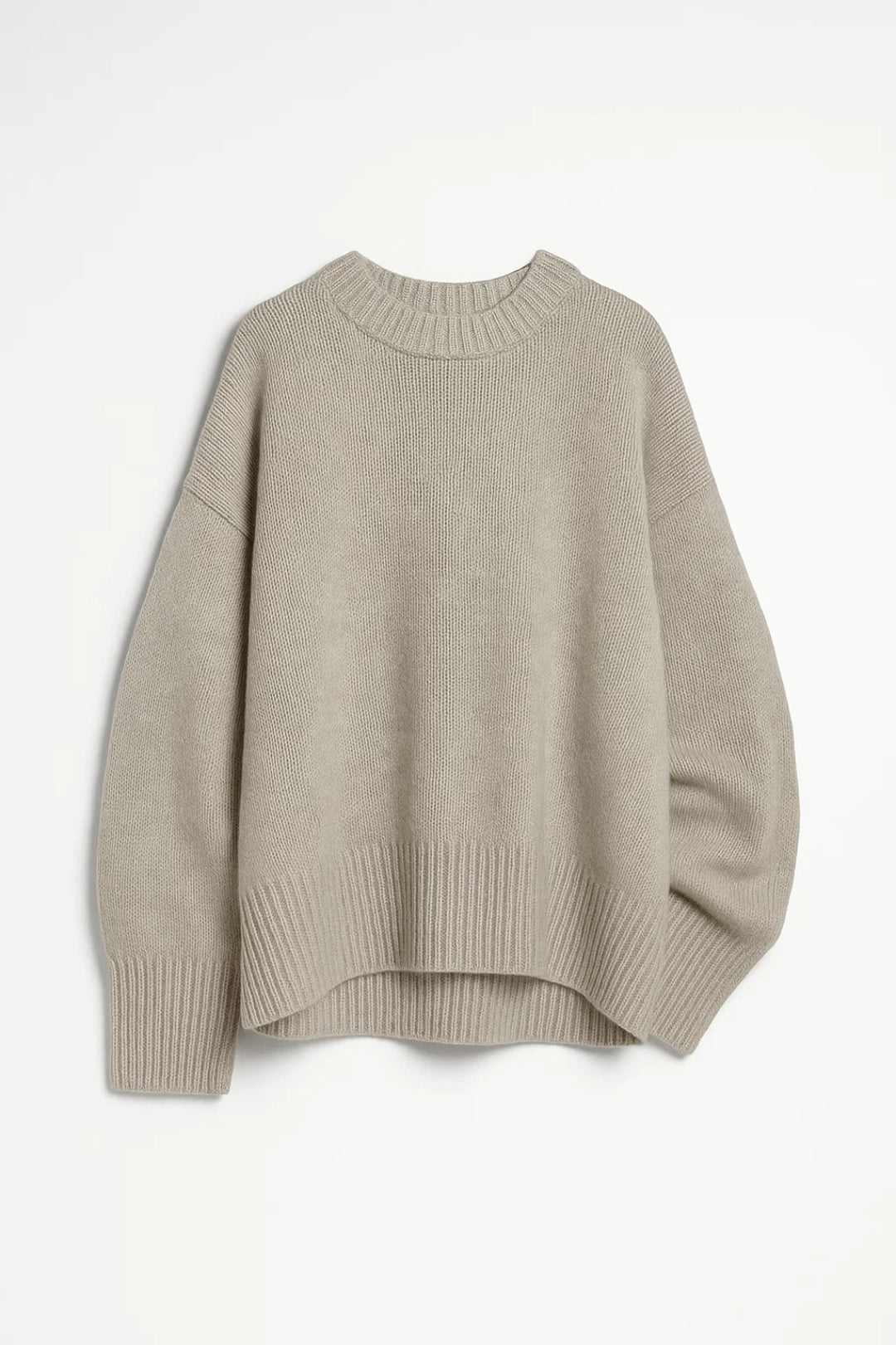 Oversized Damestrui | Ronde Hals met Verlaagde Schoudernaden | Comfort en Stijl