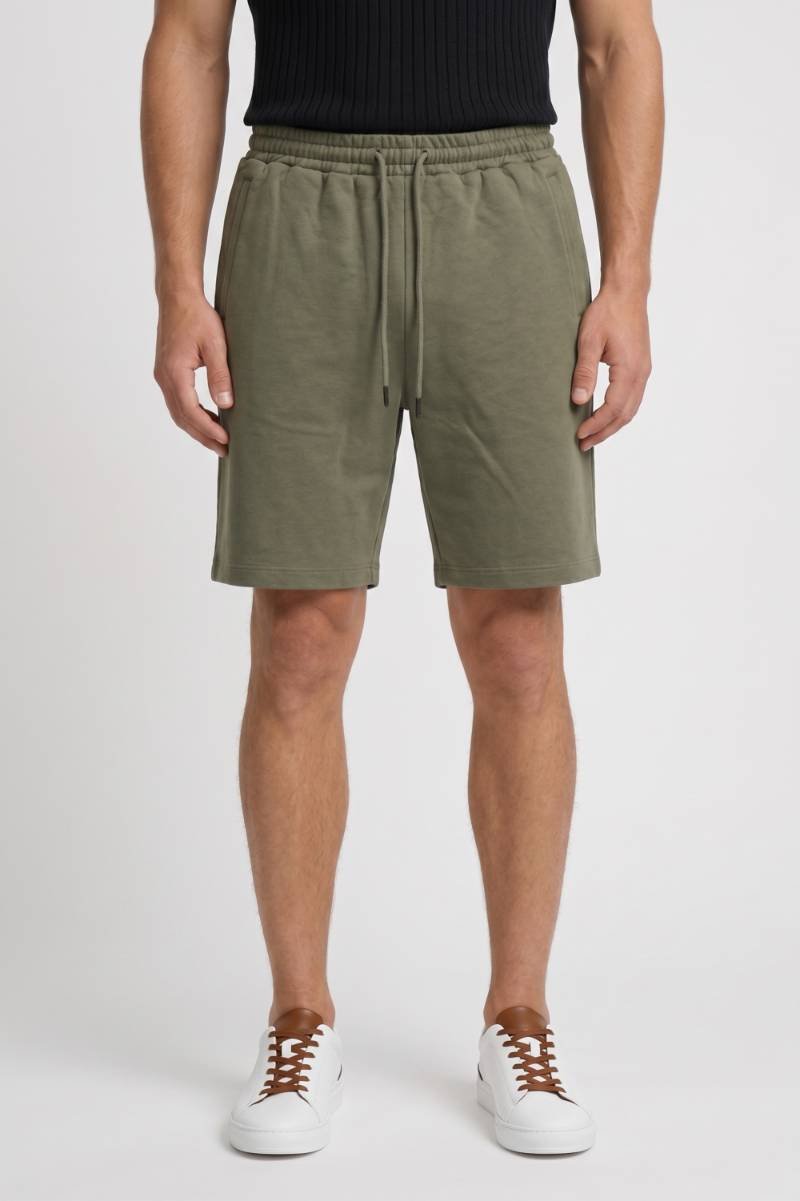Korte Broek Heren - Sweat met Trekkoord | Olijfgroen — Olijfgroen