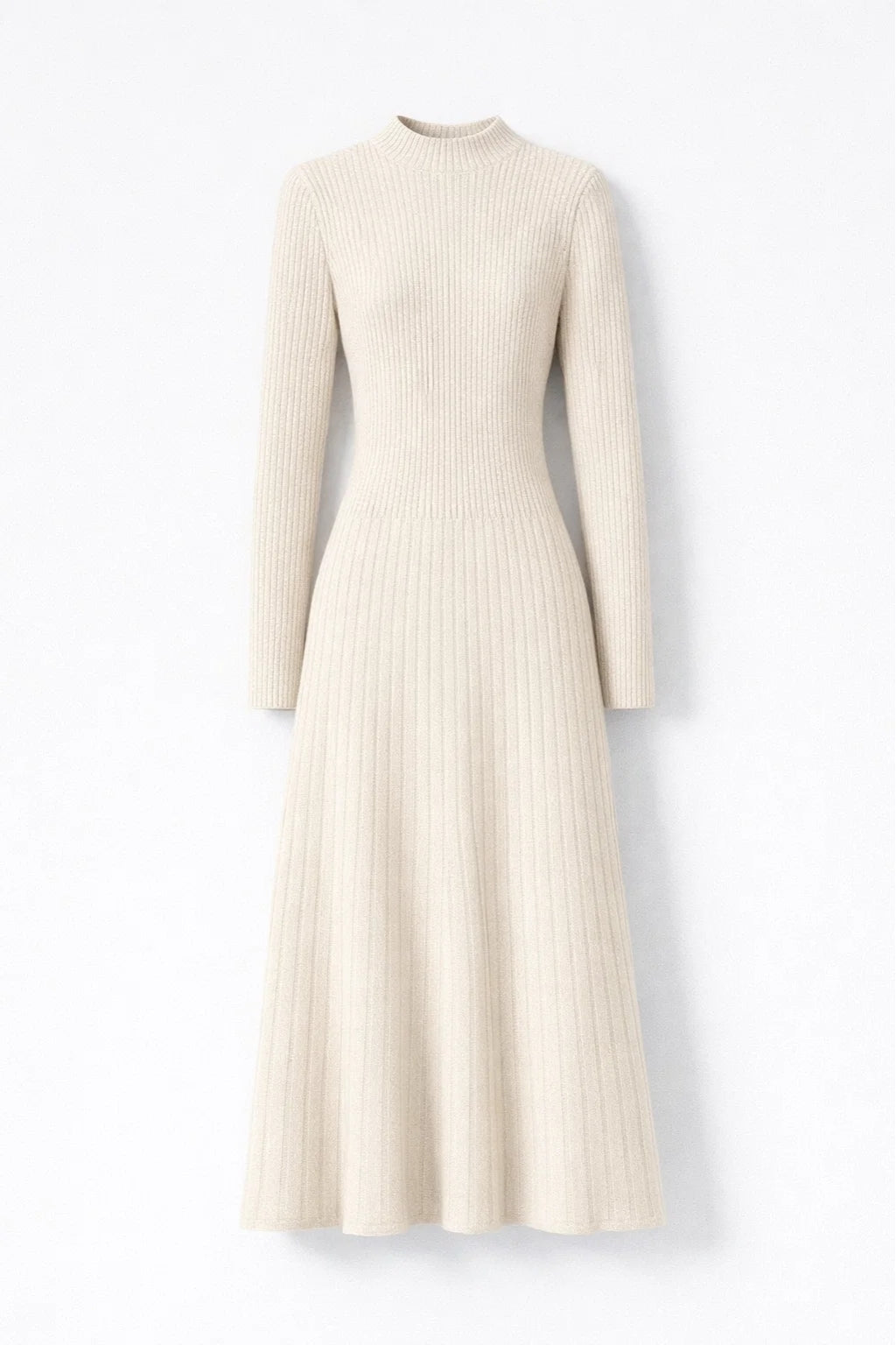 midi jurk dames | Elegant & Comfortabel | Lange mouw | Lente