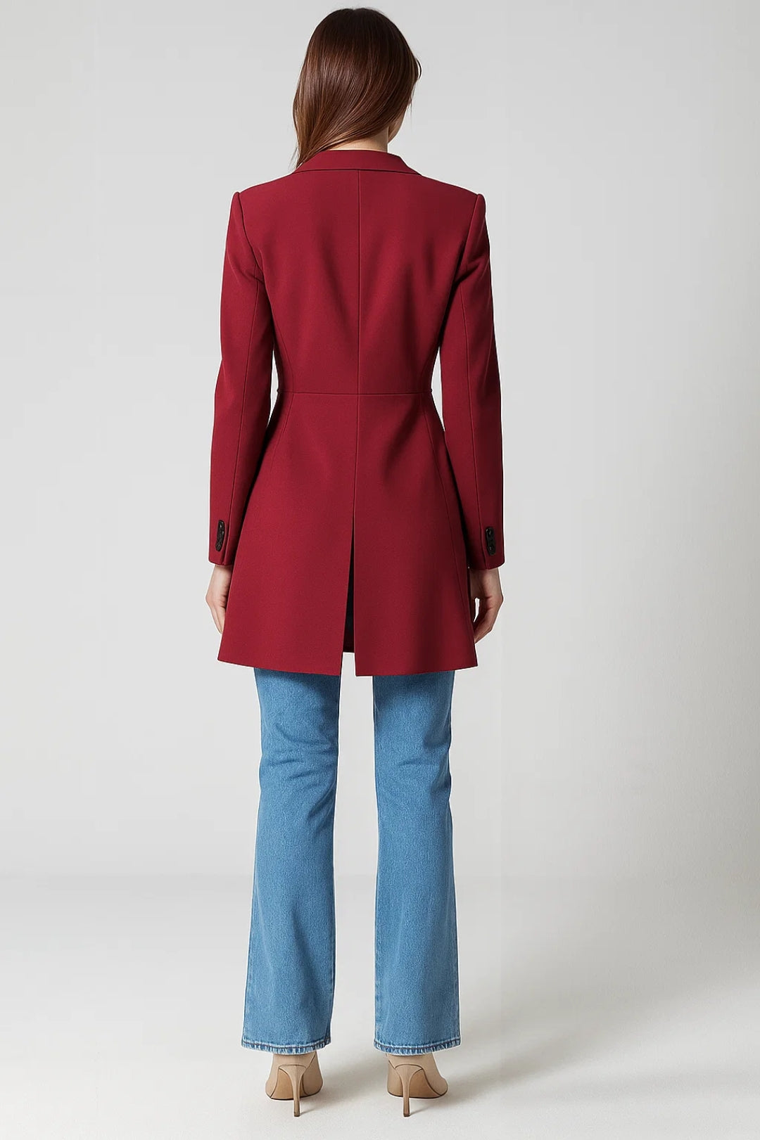 Dames Jas | Elegant Getailleerd | Lange Lengte | Winter