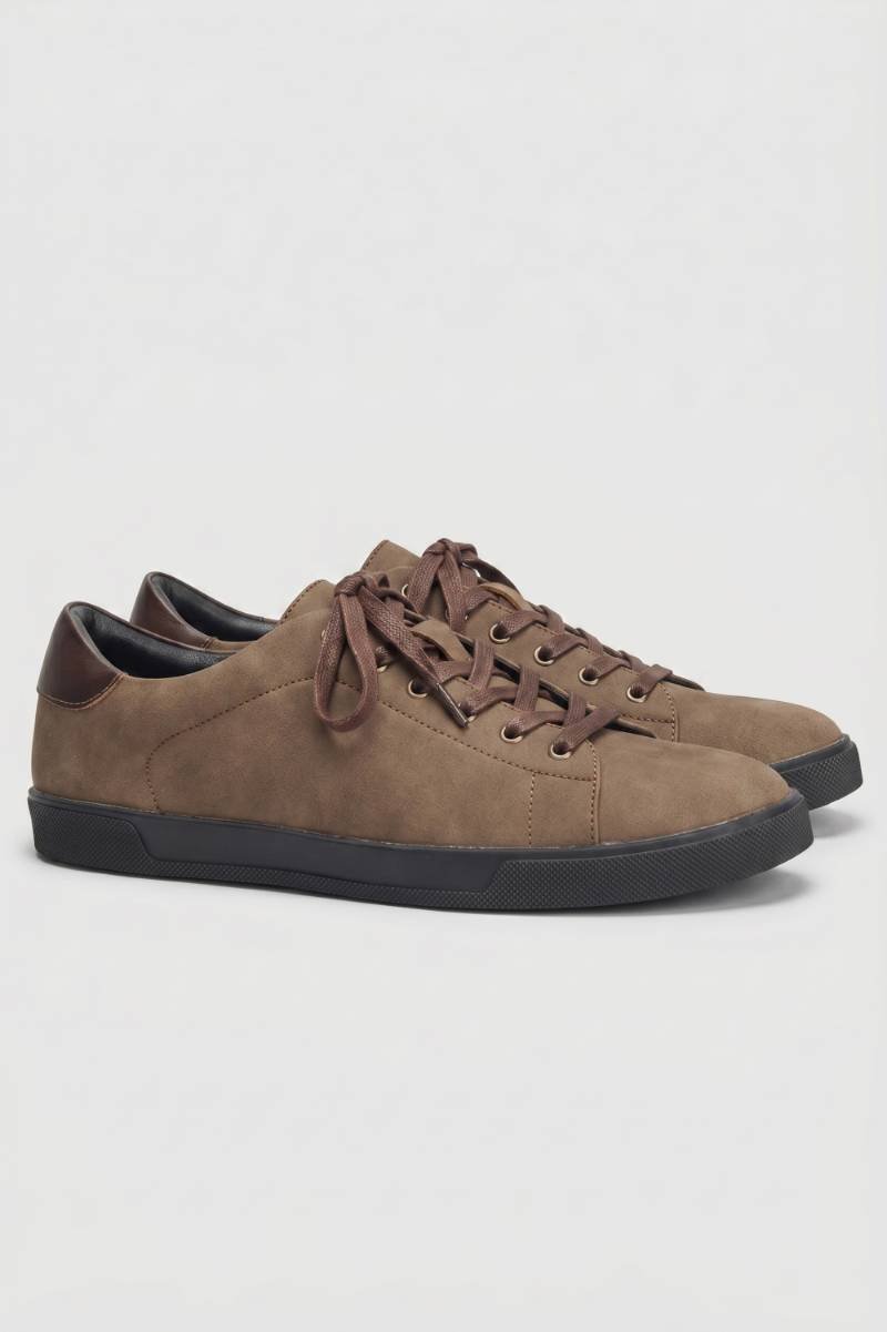 Sneakers Heren - Casual Vetersluiting | Comfortabel — Chocolade