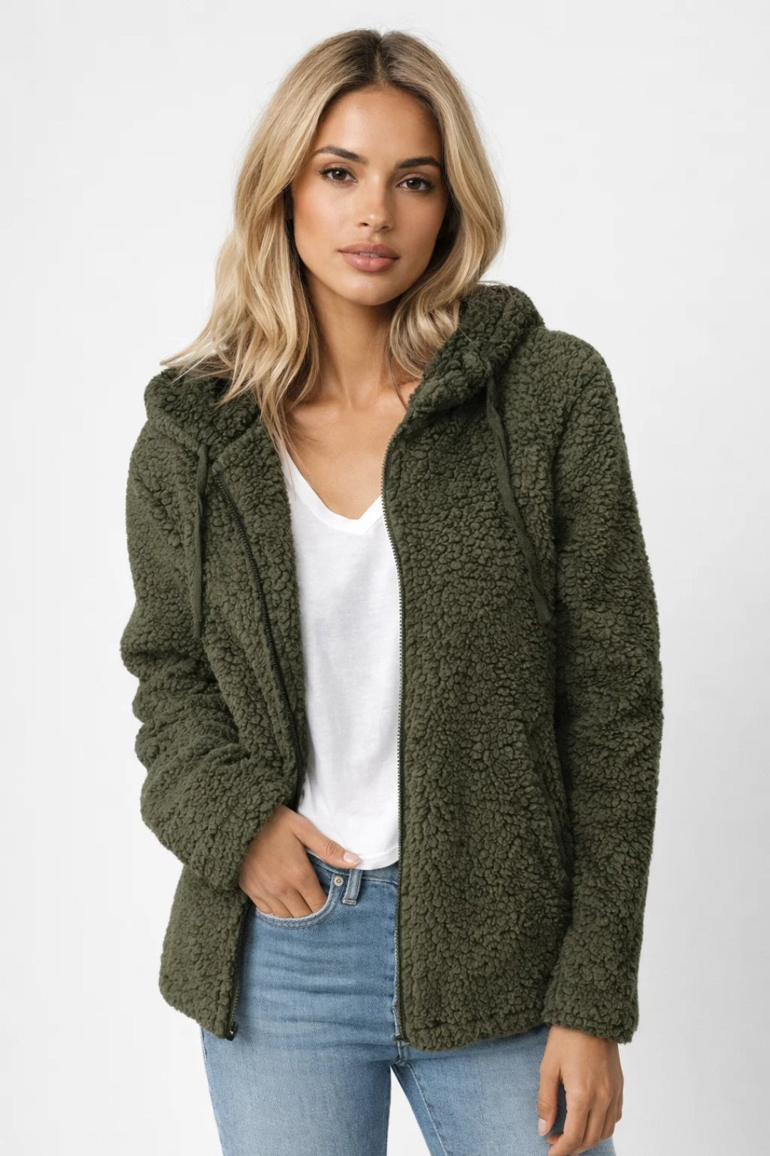 vest dames | Casual & Comfortabel | Met capuchon | Lente