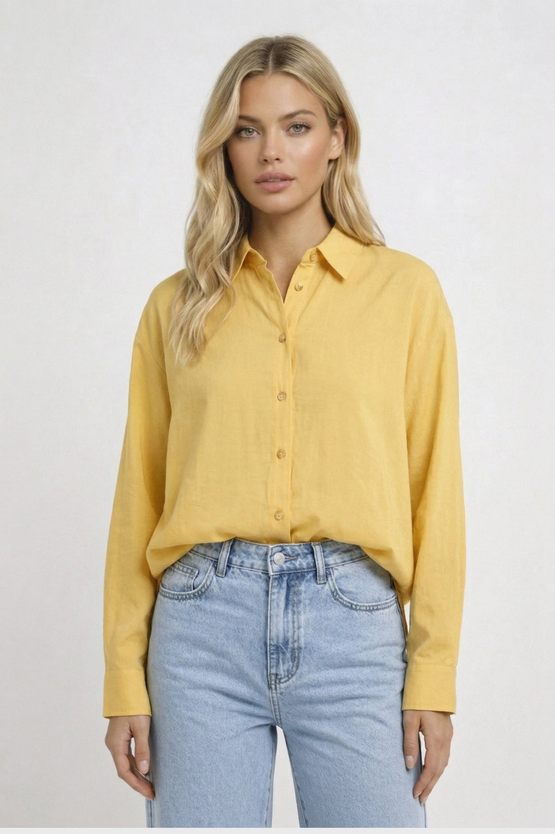 Blouse Dames - Oversized Fit met Knoopsluiting | Veelzijdig