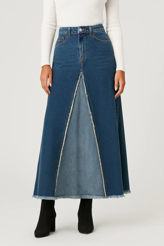 A-Lijn Spijkerrok Dames | Middelhoge Taille | Stoer en Vrouwelijk