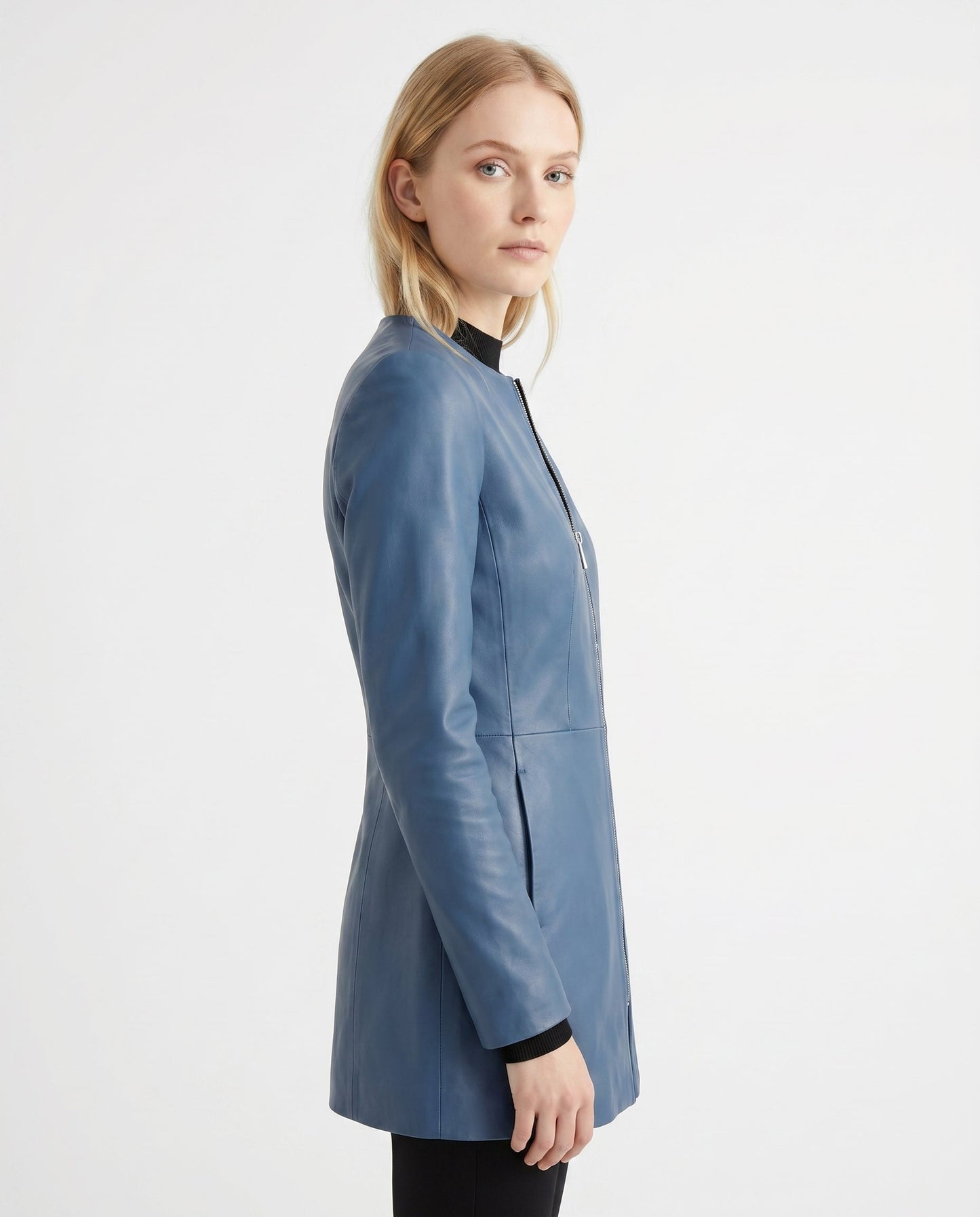 Anouk - Dames Bikerjas Leren Stijl voor de Herfst met Ritssluiting
