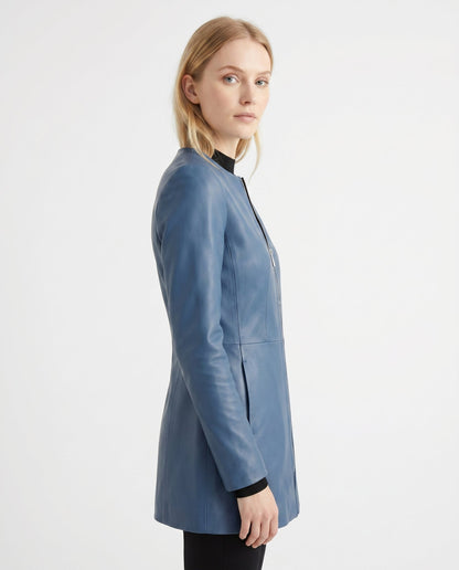 Anouk - Dames Bikerjas Leren Stijl voor de Herfst met Ritssluiting