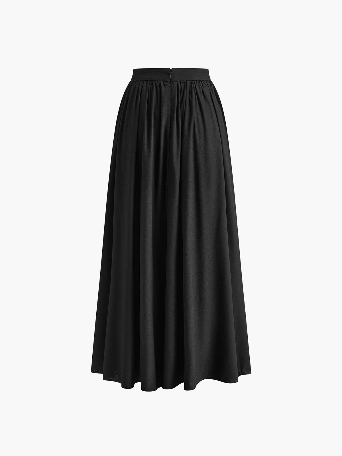 Anouk - Stijlvolle Linnen Maxi Rok Dames met Elastische Taille en Zijzakken