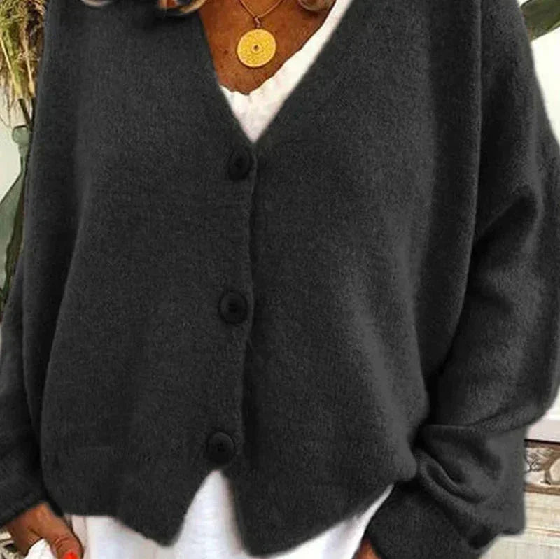 Anouk - Dames Vest Wol Stijl voor de Herfst met Knoopsluiting