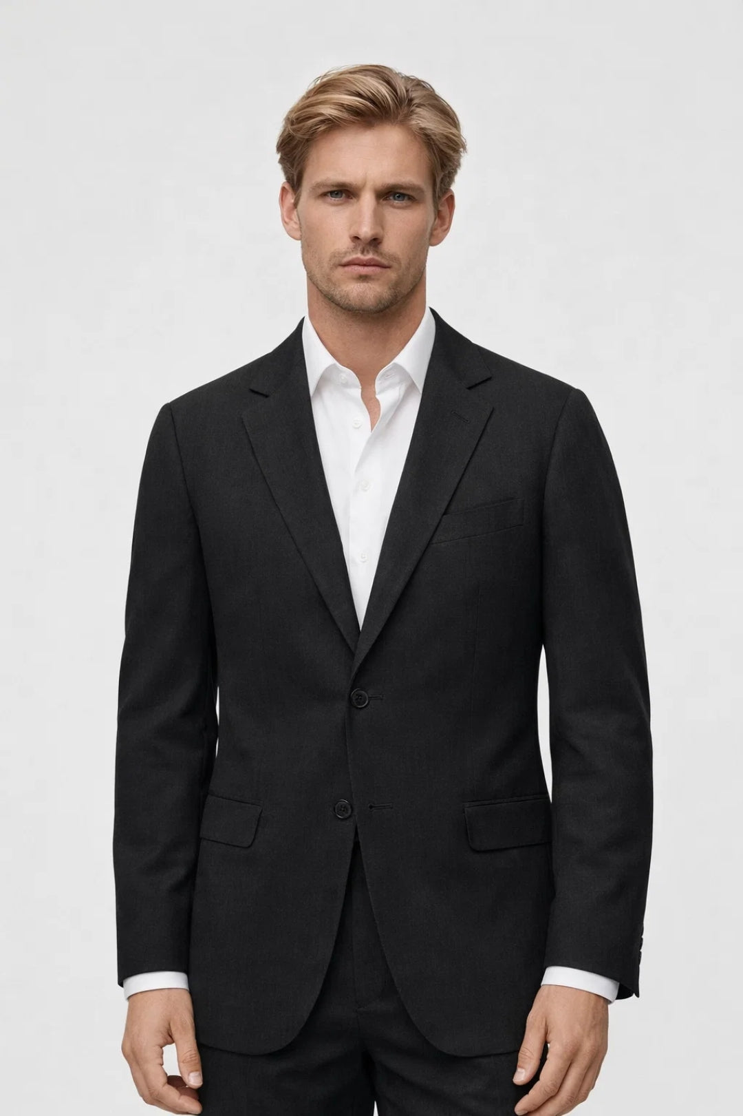 Blazer Heren - Getailleerd Jasje met Brede Revers en Knoopsluiting | Elegant