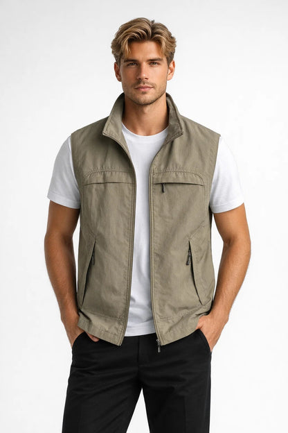 Bodywarmer Heren - Lichtgewicht met Opstaande Kraag | Casual
