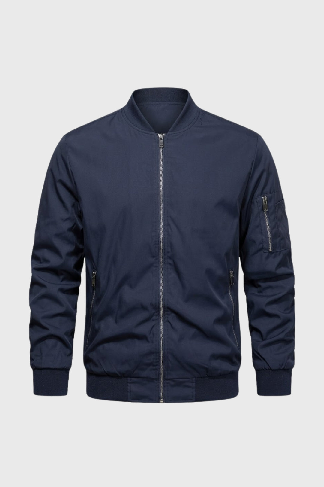 Bomberjack Heren - Lichtgewicht met Rits en Mouwzak | Casual