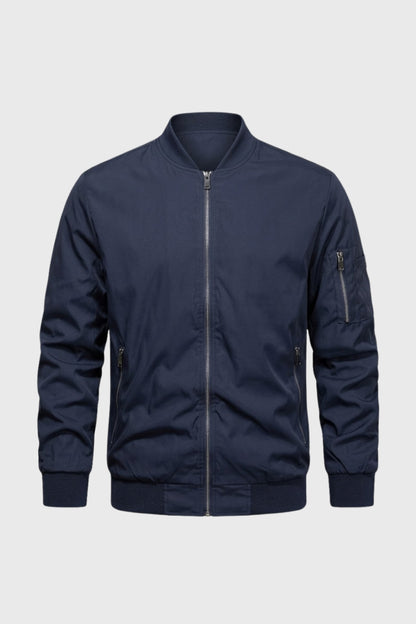 Bomberjack Heren - Lichtgewicht met Rits en Mouwzak | Casual