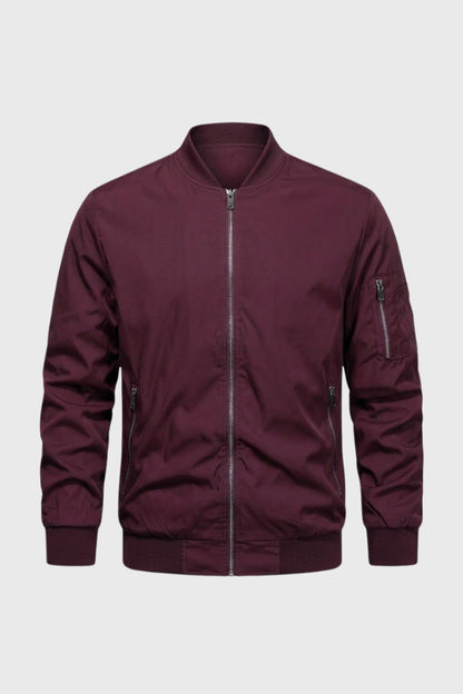 Bomberjack Heren - Lichtgewicht met Rits en Mouwzak | Casual