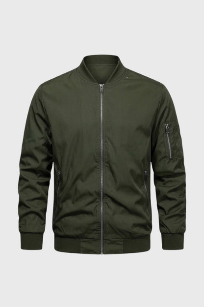 Bomberjack Heren - Lichtgewicht met Rits en Mouwzak | Casual