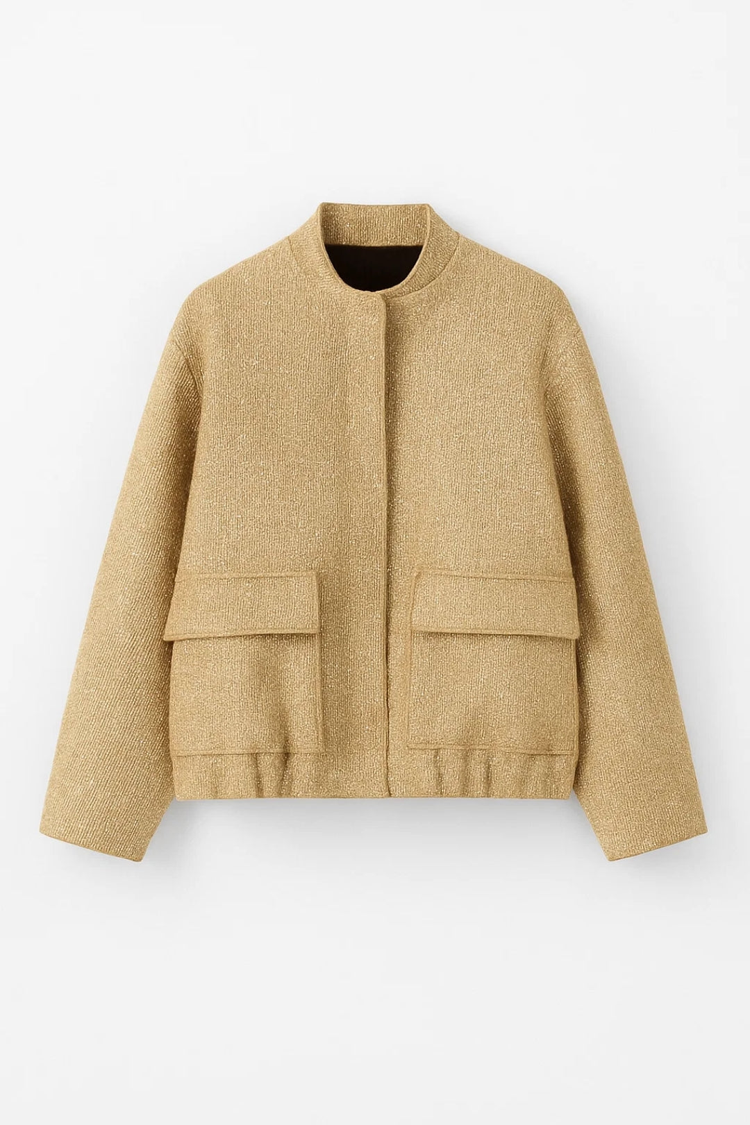 Boxy Damesjas | Rechte Snit met Grote Zakken | Warm en Minimalistisch