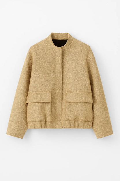 Boxy Damesjas | Rechte Snit met Grote Zakken | Warm en Minimalistisch