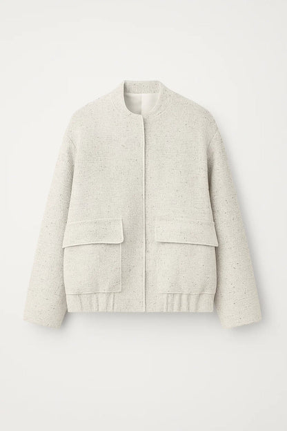 Boxy Damesjas | Rechte Snit met Grote Zakken | Warm en Minimalistisch