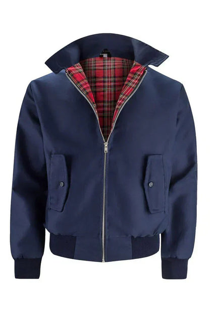 Bram - Heren Herfstjas Casual Smart met Ritssluiting en Boordkraag