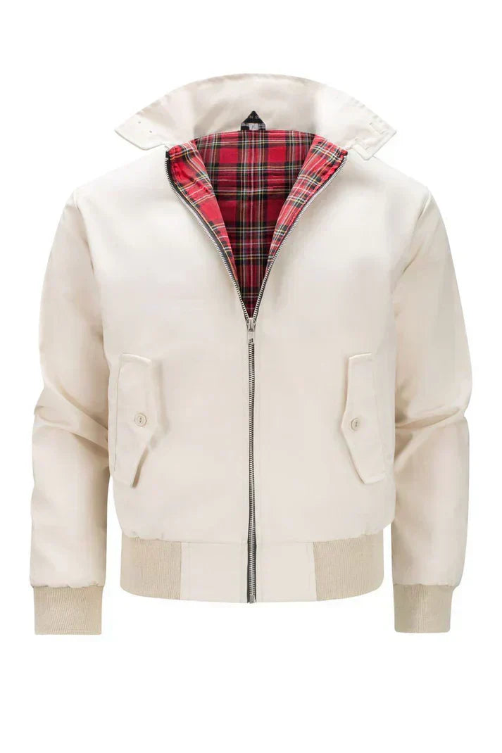 Bram - Heren Herfstjas Casual Smart met Ritssluiting en Boordkraag