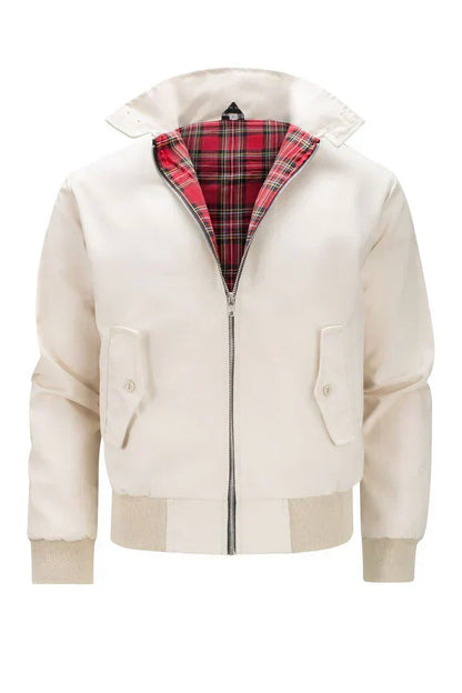 Bram - Heren Herfstjas Casual Smart met Ritssluiting en Boordkraag