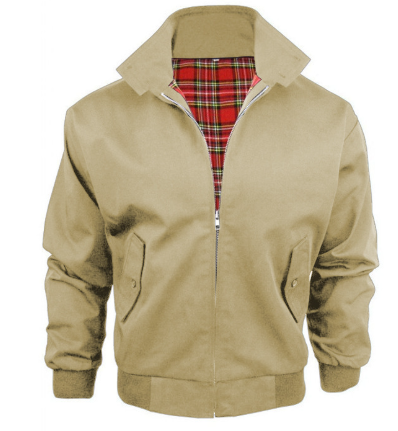 Bram - Heren Herfstjas Casual Smart met Ritssluiting en Boordkraag