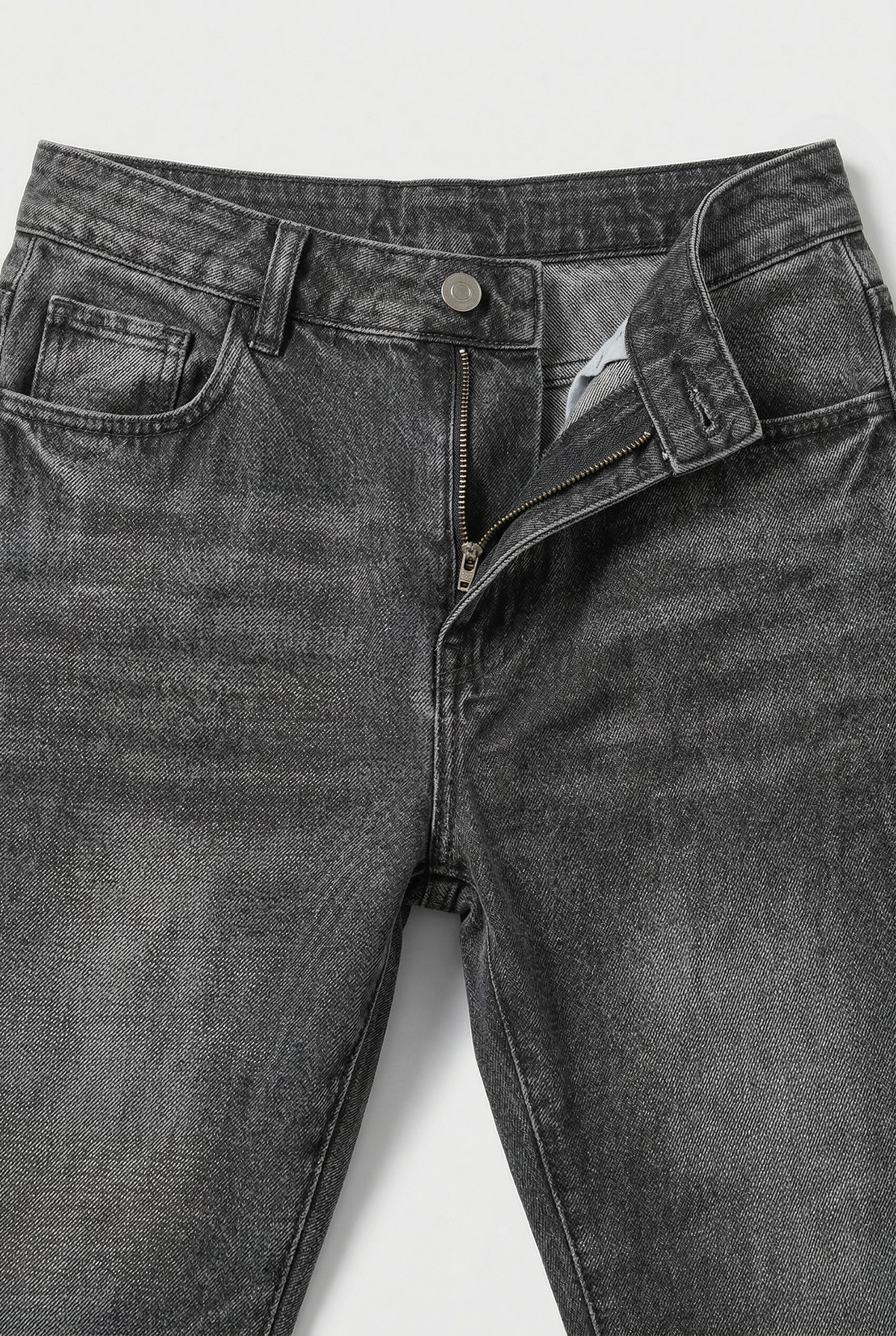 Bram - Heren Jeans Loose Fit Denim Stijl met Stoere Wassing