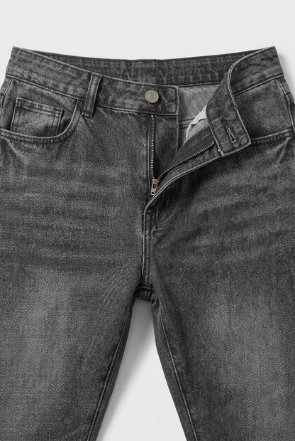 Bram - Heren Jeans Loose Fit Denim Stijl met Stoere Wassing