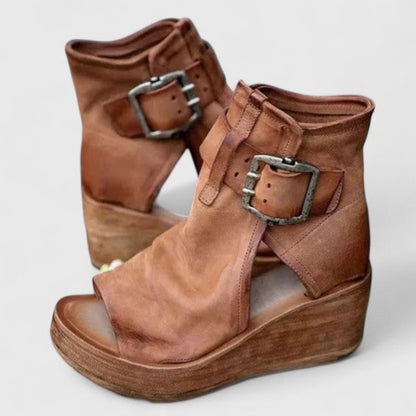 Britt - Boho Laarzen Dames met Sleehak en Comfortabele Pasvorm