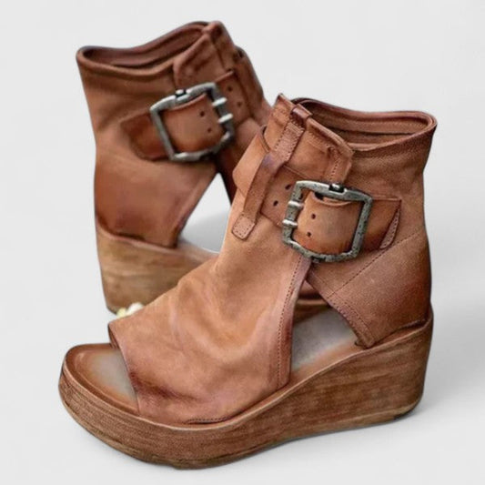 Britt - Boho Laarzen Dames met Sleehak en Comfortabele Pasvorm