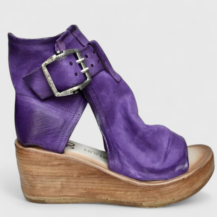 Britt - Boho Laarzen Dames met Sleehak en Comfortabele Pasvorm
