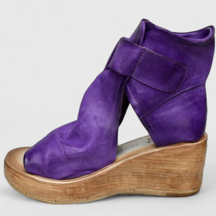 Britt - Boho Laarzen Dames met Sleehak en Comfortabele Pasvorm