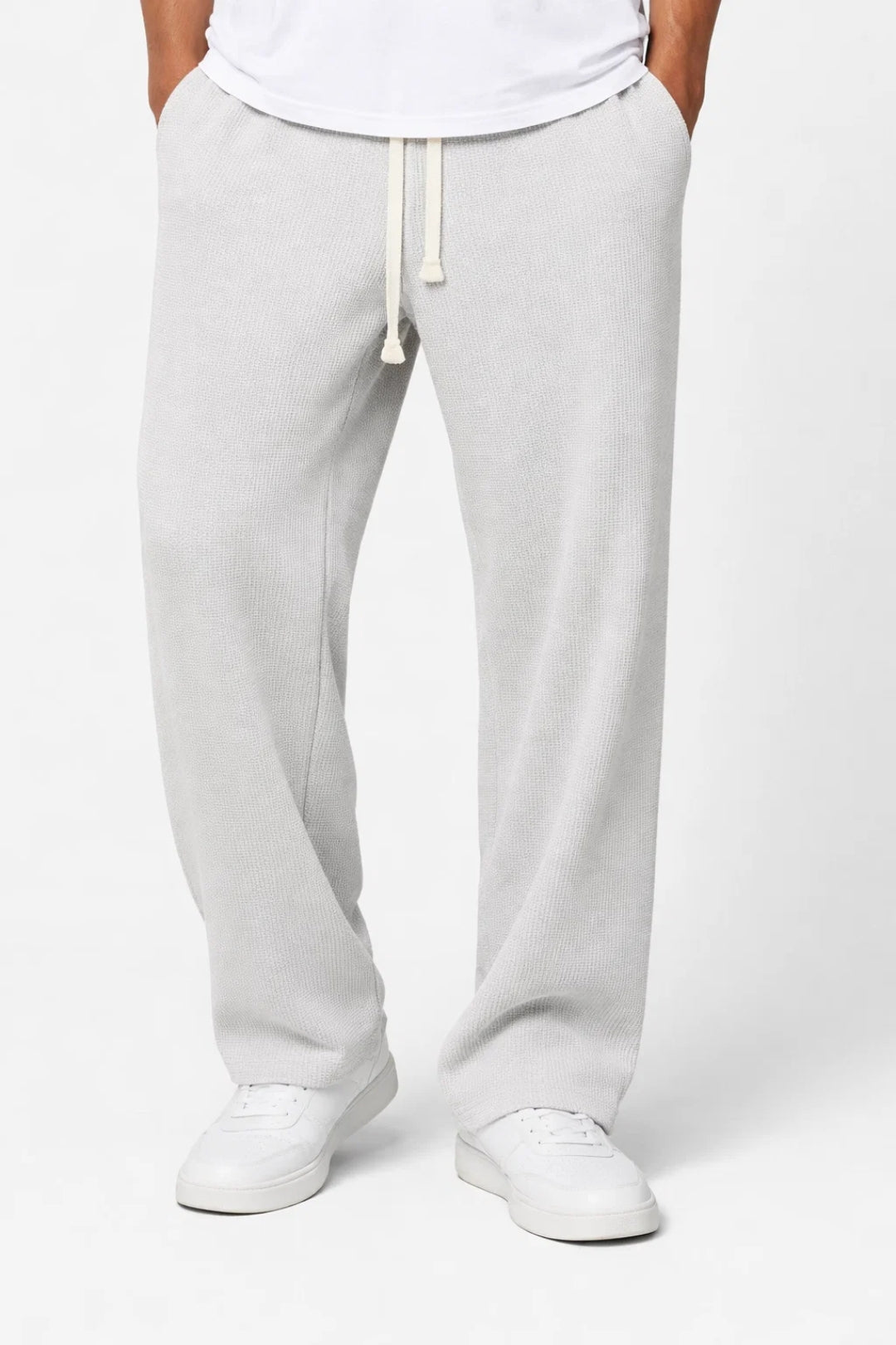 Broek Heren - Relaxed Wide Leg met Trekkoord | Casual