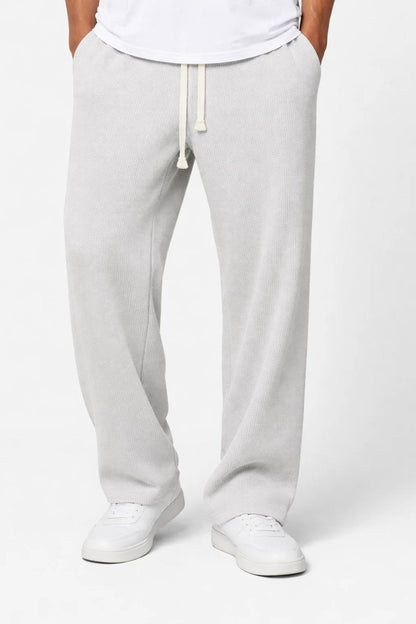 Broek Heren - Relaxed Wide Leg met Trekkoord | Casual