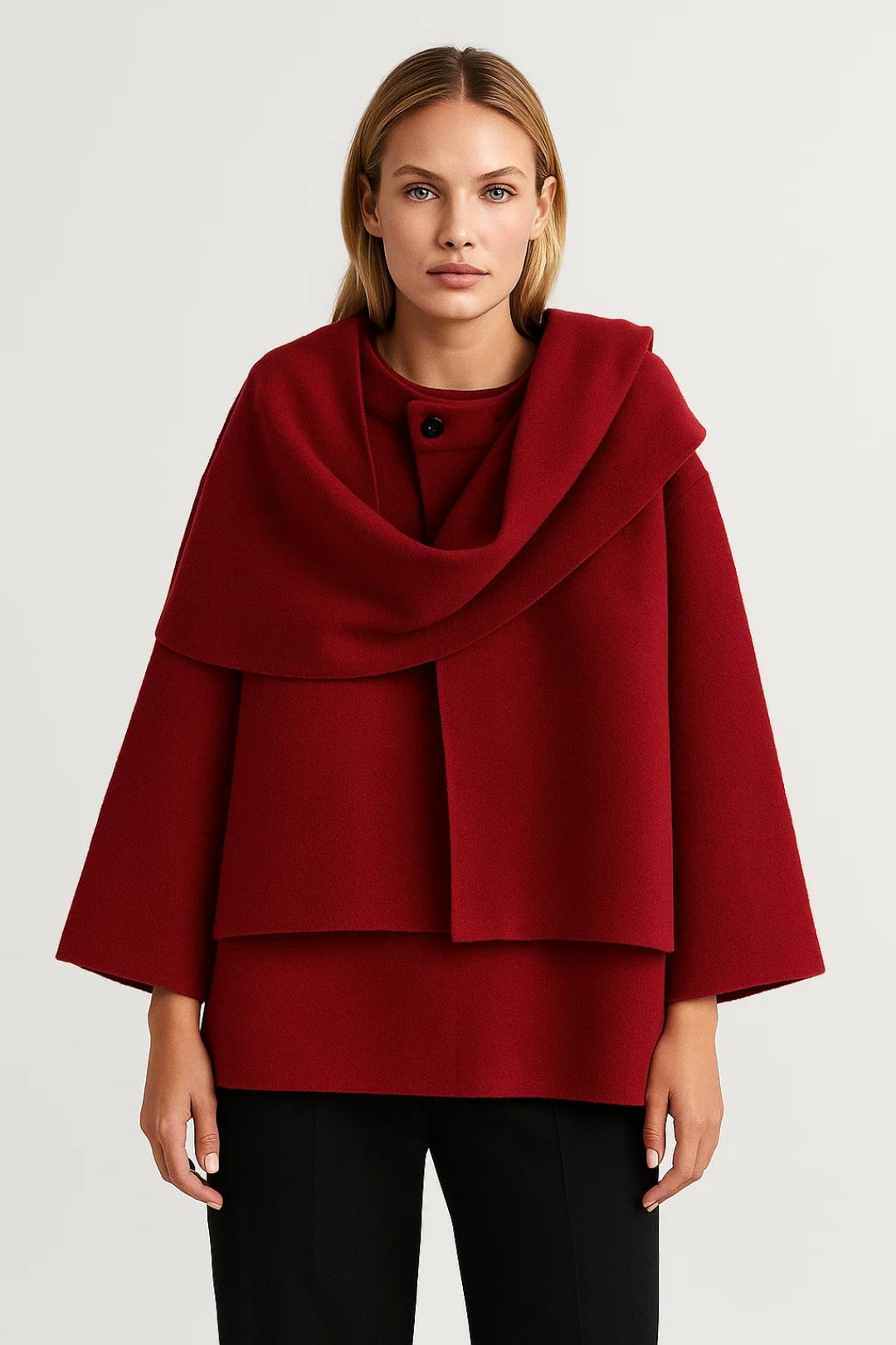 Capejas Dames | Overslagstijl | Elegant | Winter | Comfortabele pasvorm | Ideaal voor koude dagen