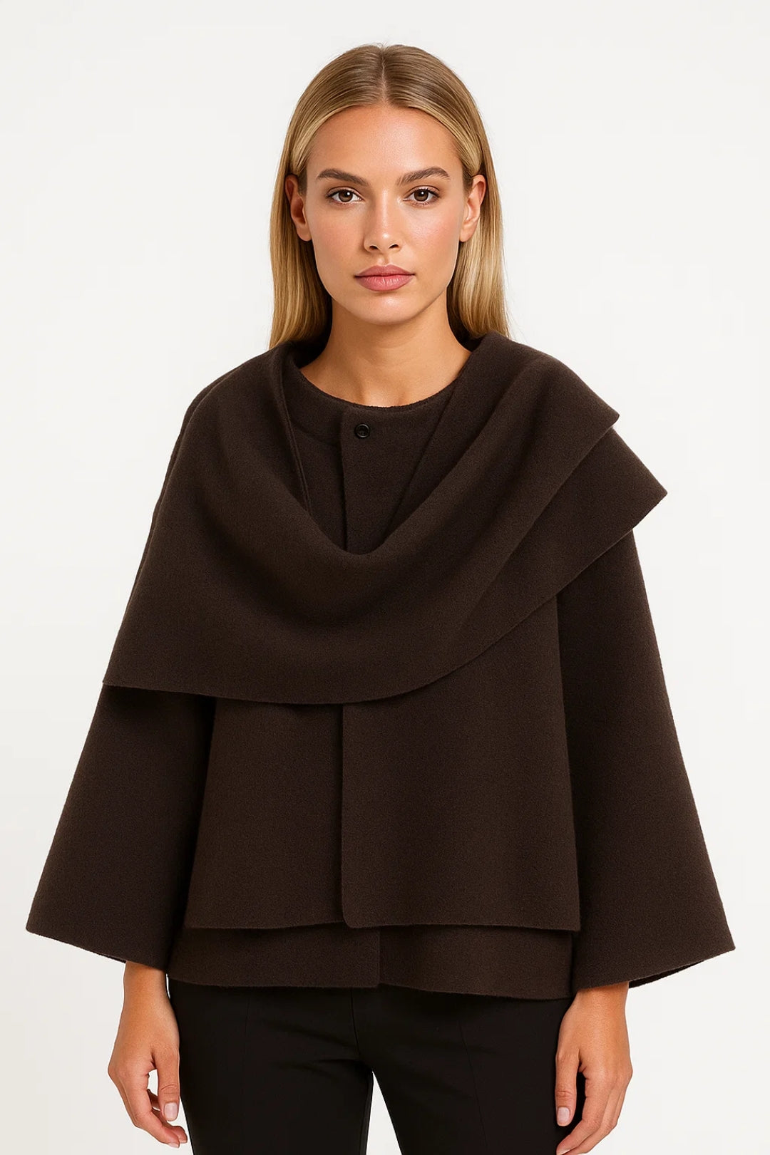 Capejas Dames | Overslagstijl | Elegant | Winter | Comfortabele pasvorm | Ideaal voor koude dagen