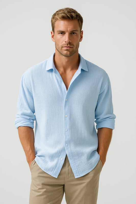Overhemd Heren | Casual | Licht | All-Season | Comfortabele pasvorm