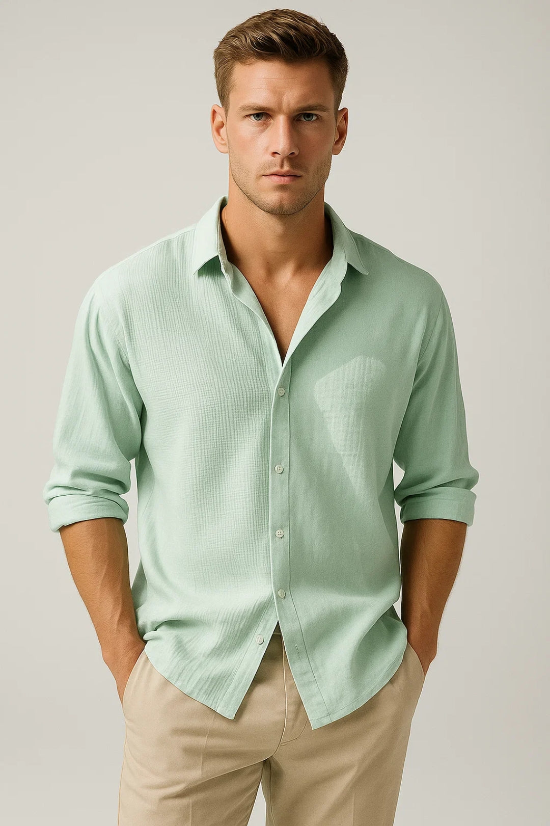 Overhemd Heren | Casual | Licht | All-Season | Comfortabele pasvorm