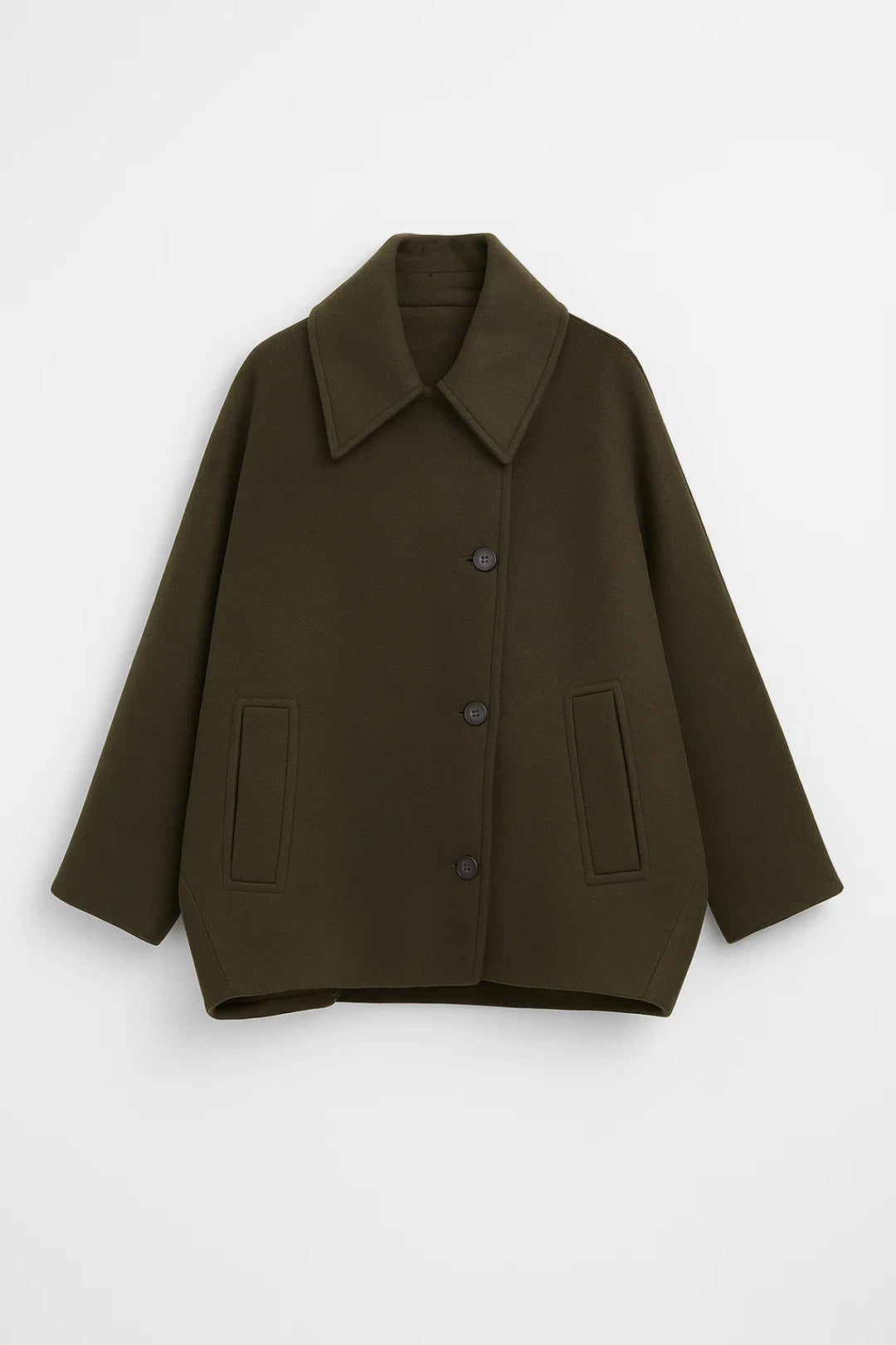 Cocoon Damesjas | Wijde Pasvorm met Grote Kraag | Warm en Tijdloos