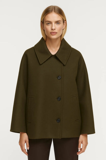 Cocoon Damesjas | Wijde Pasvorm met Grote Kraag | Warm en Tijdloos