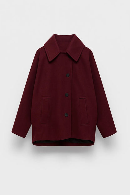 Cocoon Damesjas | Wijde Pasvorm met Grote Kraag | Warm en Tijdloos