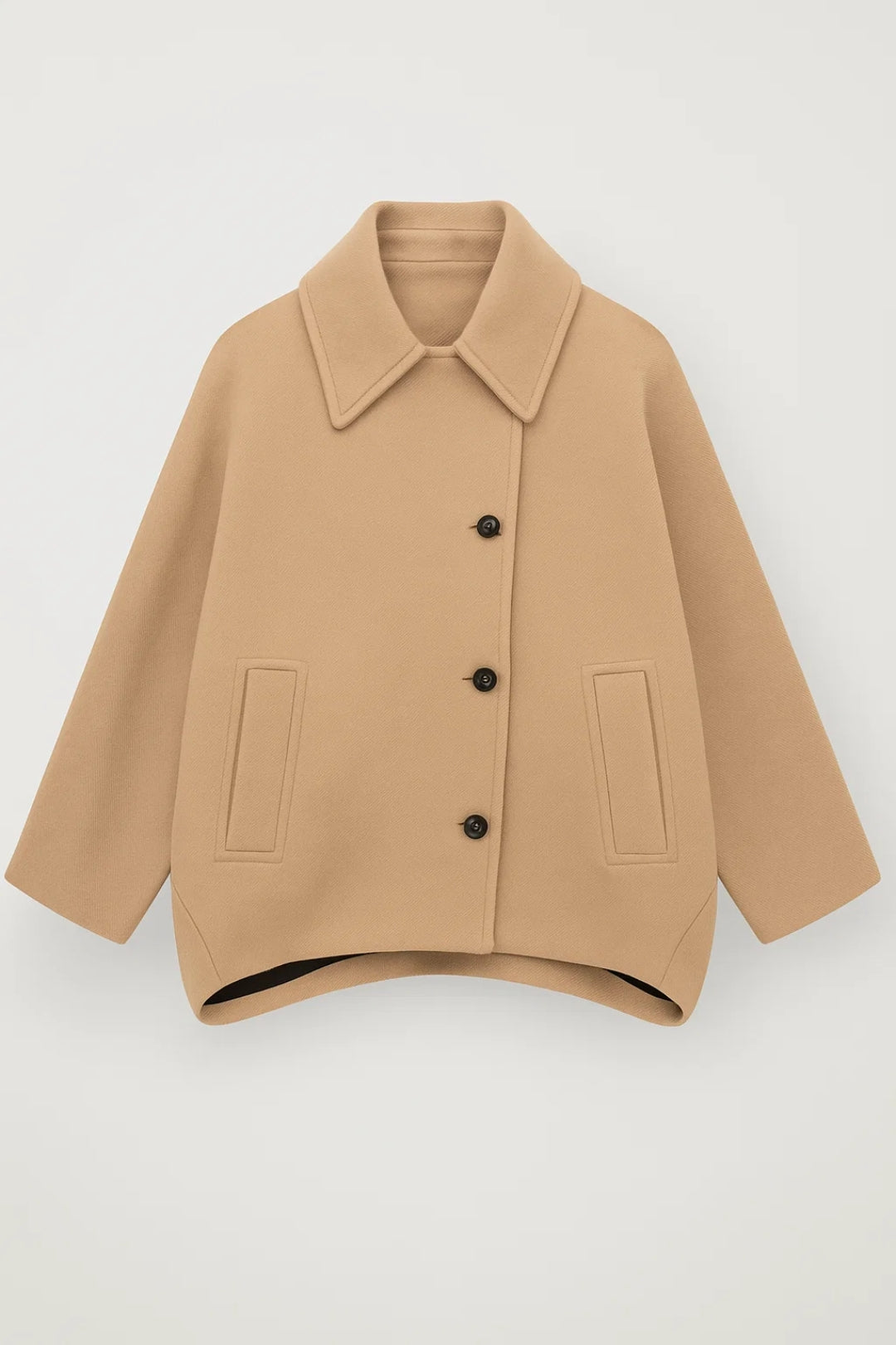 Cocoon Damesjas | Wijde Pasvorm met Grote Kraag | Warm en Tijdloos