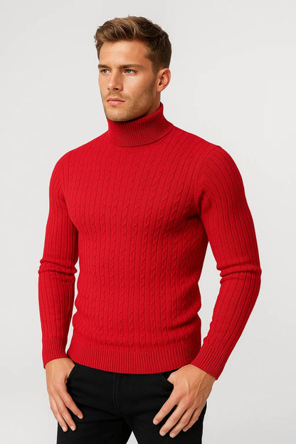 Coltrui Heren | Kabelgebreid | Slimfit | Winter | Ideaal voor koude dagen