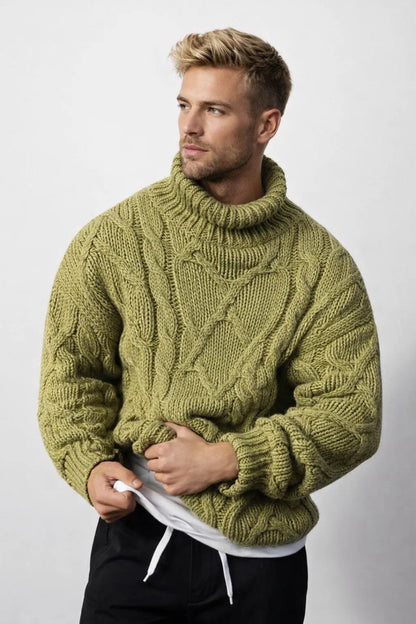 Coltrui heren | Klassiek & Comfortabel | Met kabelstructuur | Winter