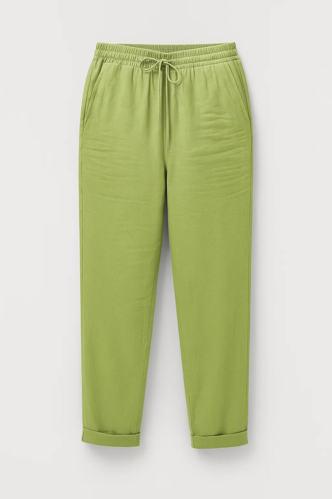 Pantalon Dames - Relaxed Fit met Elastische Taille en Strikkoord | Casual