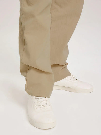 Daan - Casual Linnen Broek Heren met Elastische Taille en Koord