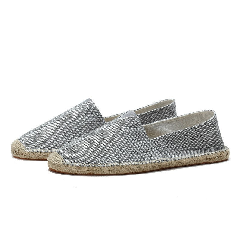 Daan - Casual Linnen Loafers Dames met Touwzool en Instapmodel