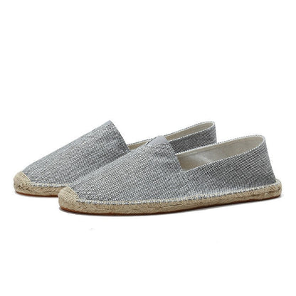 Daan - Casual Linnen Loafers Dames met Touwzool en Instapmodel