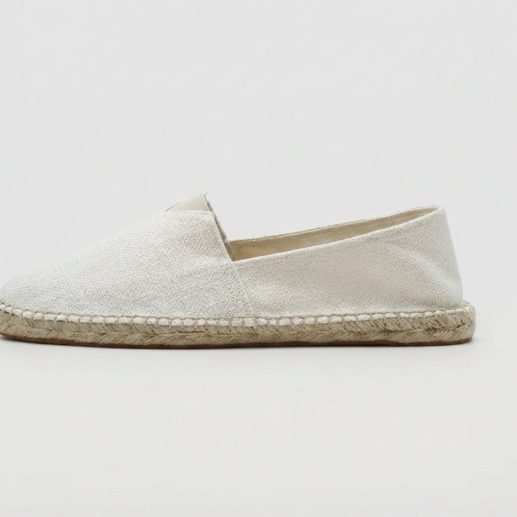 Daan - Casual Linnen Loafers Dames met Touwzool en Instapmodel