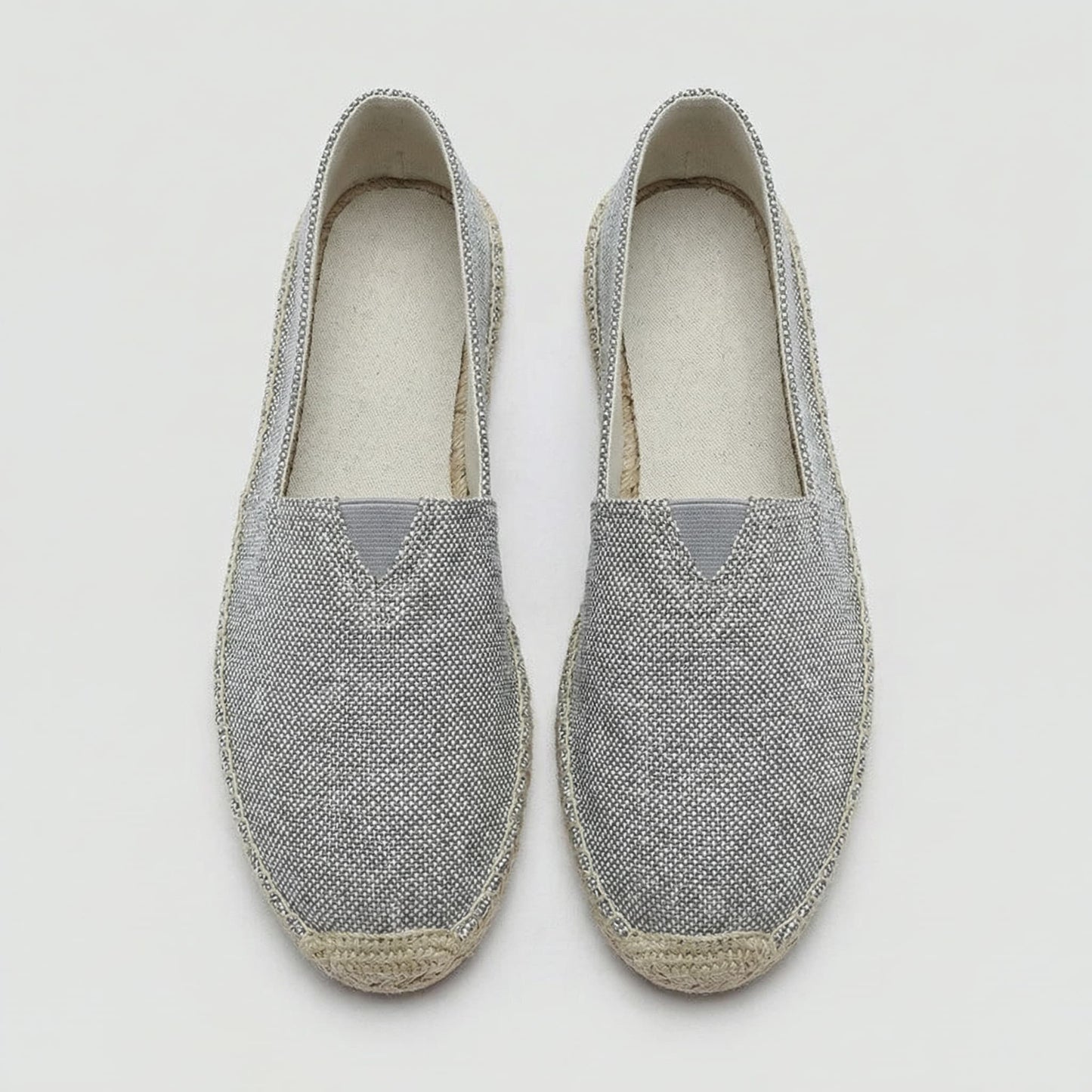 Daan - Casual Linnen Loafers Dames met Touwzool en Instapmodel