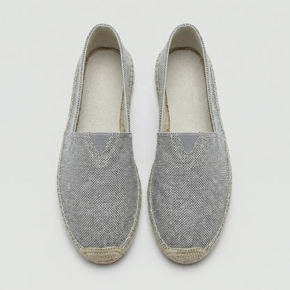 Daan - Casual Linnen Loafers Dames met Touwzool en Instapmodel